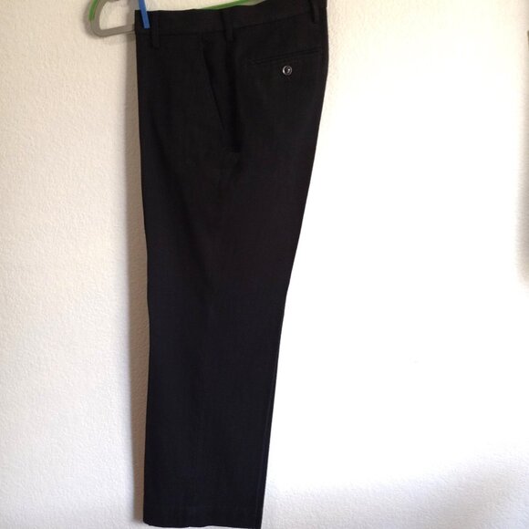 J Ferrar Black Dress Slack / Pants Men Size 30X29 Business Formal Straight Leg - Picture 5 of 8